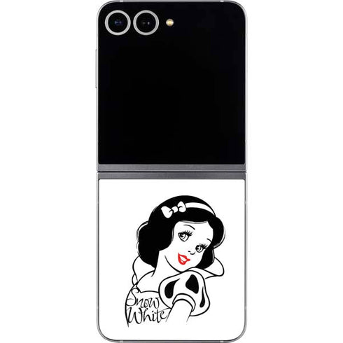 Disney Snow White Black and White Art Galaxy Z Flip6 Skin